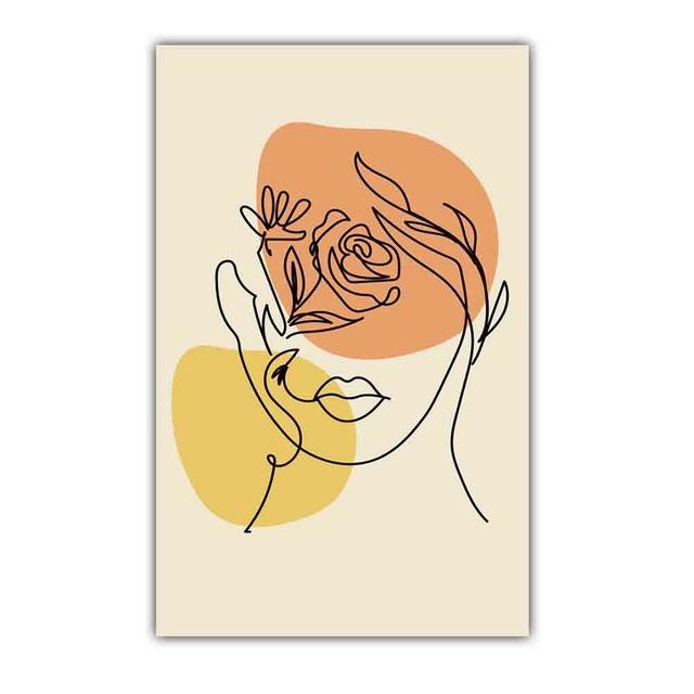 Nordic Abstract Art Figure Canvas Painting Minimalist Lines Matisse Poster Office Living Room Bedroom Home Decoration Mural No Frame