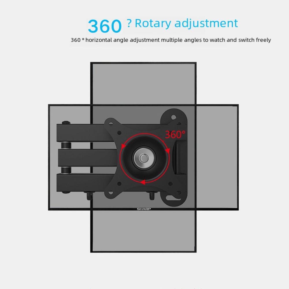 Suport Computer Rotativ 10-37in Suport TV Versatil Universal Suport Monitor LCD Birou Acasă