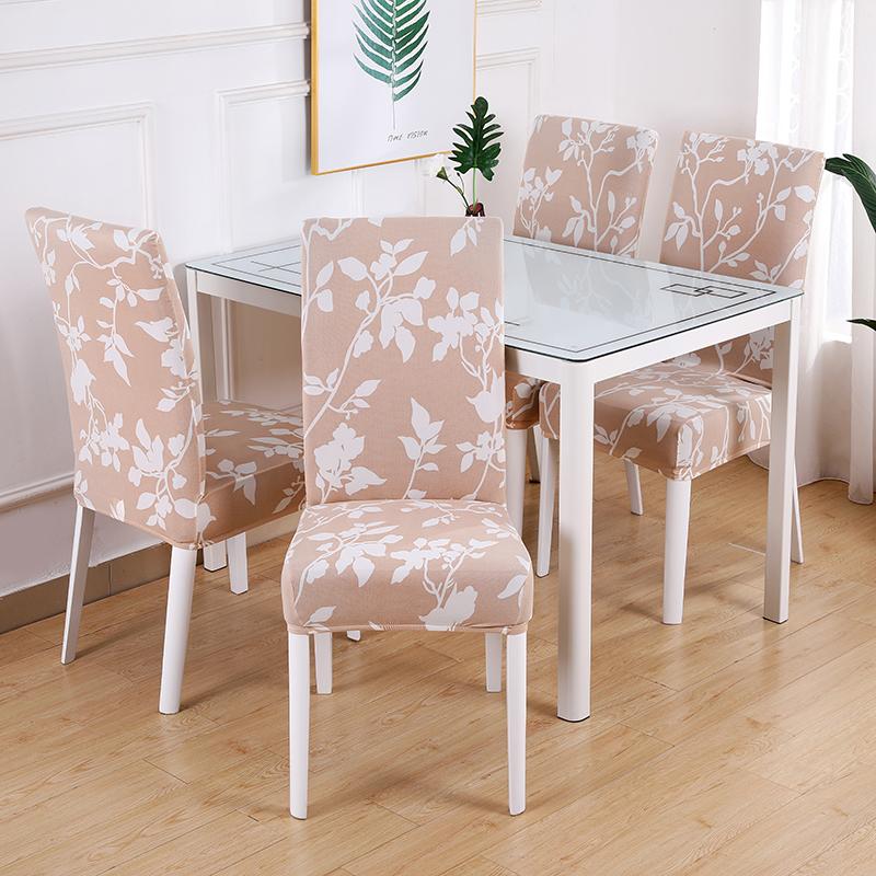 Dining Room Chair Slipcover Stretch Dining Chair Cover Parsons Seat Cover Stretch Chair Cover For Dining Room Kitchen 1/2/4/6Pcs