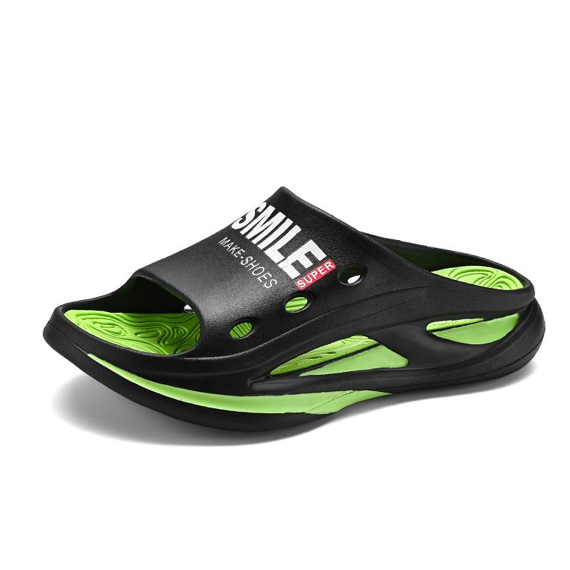 

Модные новые стильные мужские сандалии Eva с толстой подошвой, пляжные спортивные мужские тапочки для улицы и дома, модная мужская обувь 42 чёрный