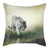 Tiger Lion Picture Pillow Case Animal Throw Pillow Cover for Home Bedroom Sofa Decorative Cushion Cover