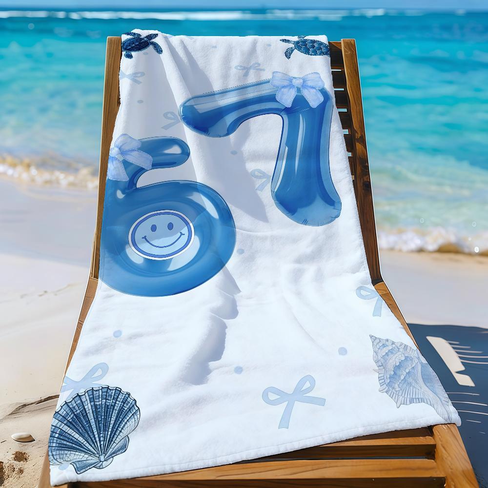 Funny Six Seven 67 Towel Sports Quick Dry Travel Camping Gear Sandproof Soft Light Large Beach Towel