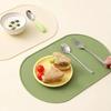 Solid Color Insulation Pad Food Grade Silicone Insulated Placemats Dining Mat  Home