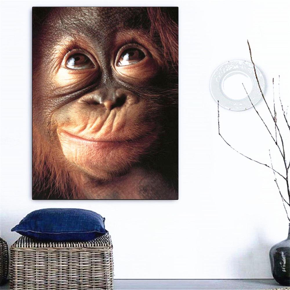 Diament Haft Malowanie Małpa 5d Diament Mozaika Zwierząt DIY Diament Malarstwo