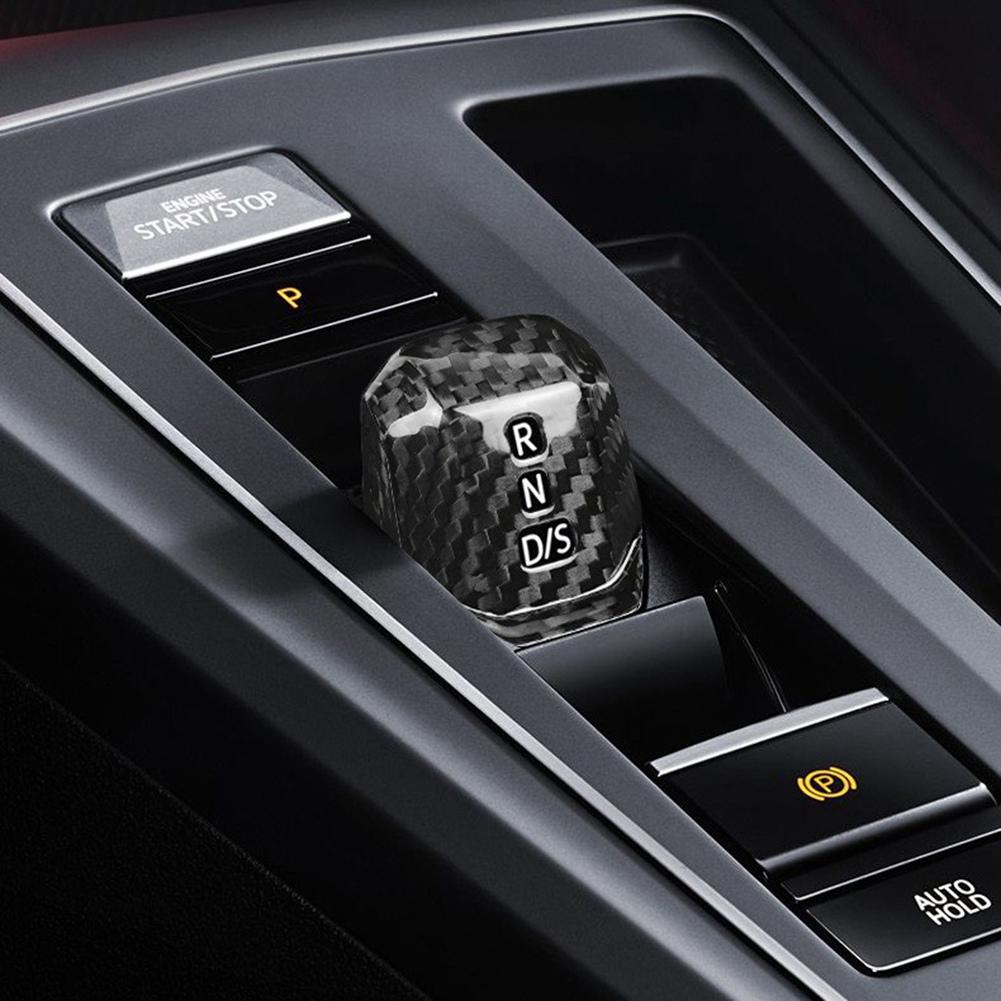 NUOVO-Adesivo in Vera Fibra di Carbonio Copertura Pomello Cambio Auto Accessori Per VW Golf 8 MK8 2021-2023