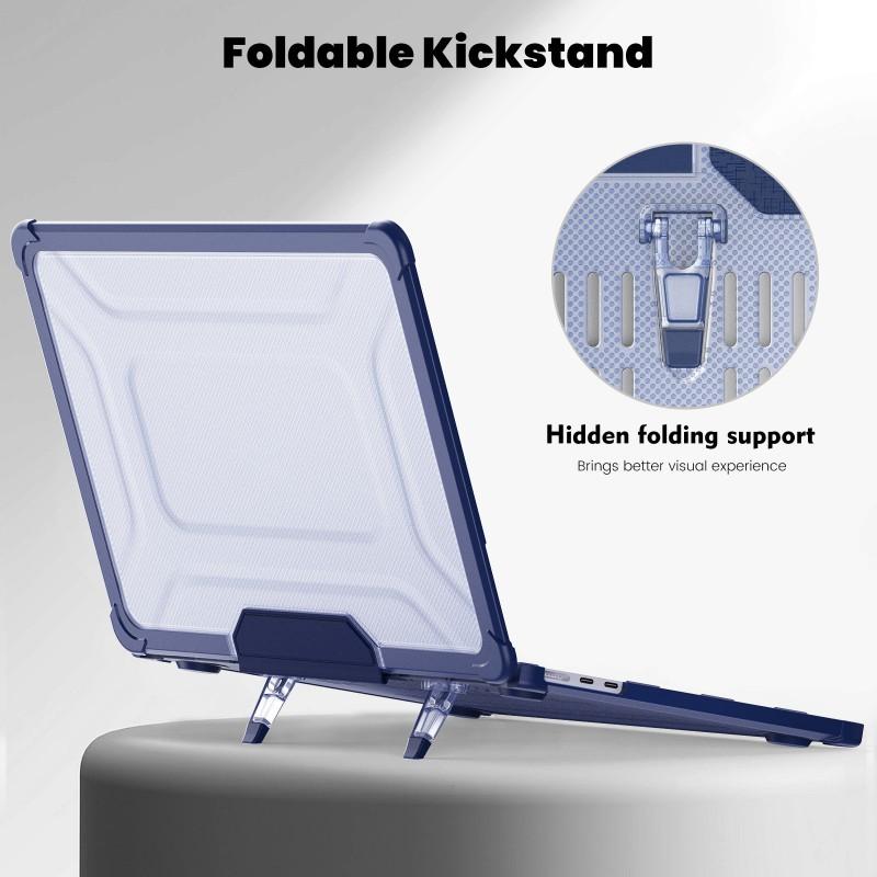 MacBook Air 13.6 Inch Protective Case With Starry Sky Design Built-in Stand Students Office Travel