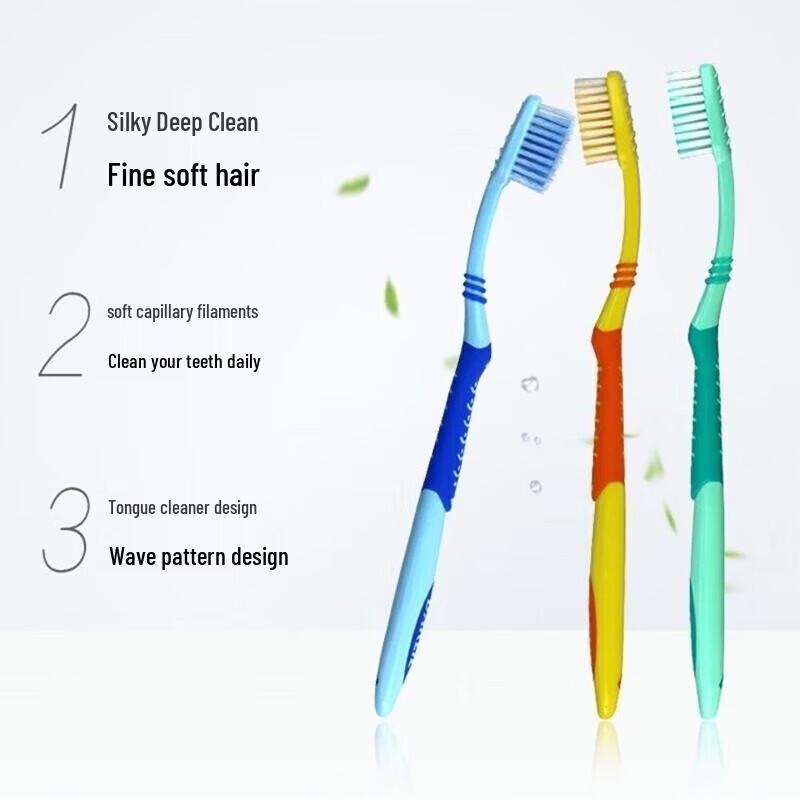 Darlie Silky Clean BC5 Soft Bristle Toothbrushes (4-Pack)