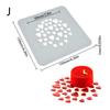 Antihaft Backform mit Druck Einfache Entformung Handwaschbar Manuelle Entformung DIY Dessert Dekoration
