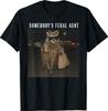 Somebody's Feral Aunt Raccoon Iced Coffee Sarcastic Animal T-Shirt