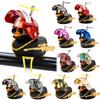 Duck in the Car Interior Decoration Yellow Duck with Helmet for Bike Motor Without Lights Duck In The Car Car Accessories