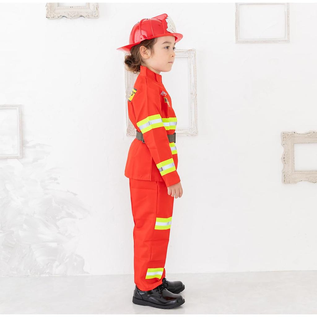 Halloween Costume for Boys and Firefighter Helmet Set e0611 [monoii] Girls Outfit, Kids' Costume, Girl's Costume, Hat,