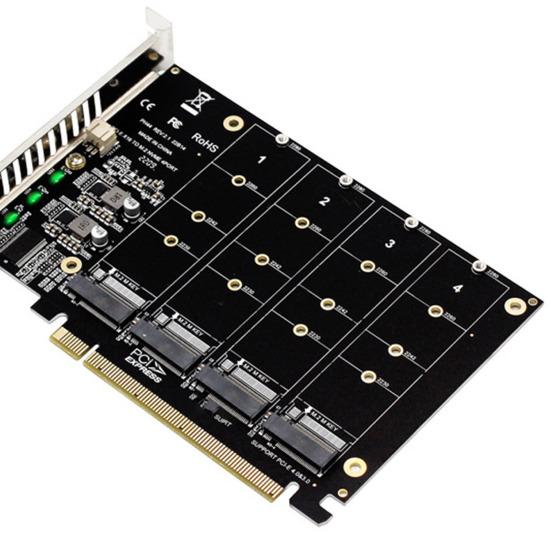PH44 NVME 4-Disk PCIE Signal Split Array Card Array Card M.2 NVME SSD