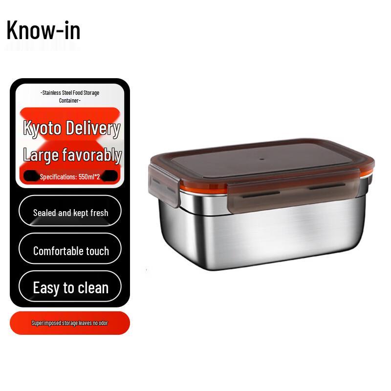 Zhifeng Stainless Steel Food Storage Container Set