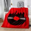 Love Records Blanket Soft Warm Cozy Suitable for Office Chair Couch Office Four Seasons Multipurpose Modern Style Gifts For Family Or Friends