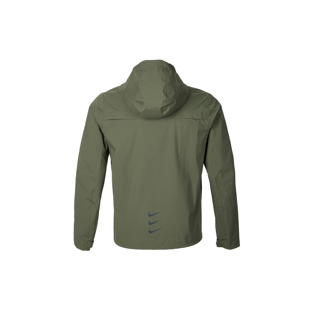 Nike Storm-FIT Run Division Reversible Hooded Jacket With Logo Print Women Jacket Olive-Green DV1247-222