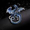 Winged Dragon Brooch Retro Colorful Dragon Brooch Pin Decorative Alloy Lapel Pin Clothes Accessory for Backpack Hats Jackets Decoration