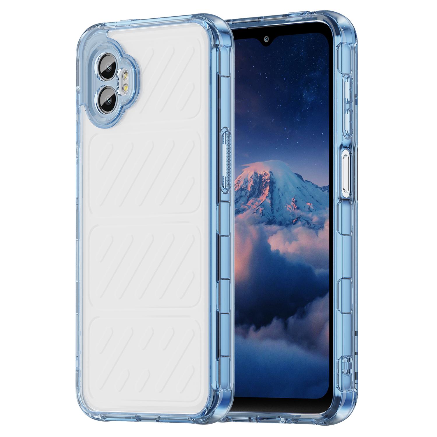 

Для Samsung Galaxy XCover7 Pro Чехол ТПУ+Акрил Задняя крышка телефона Защита от пожелтения Blue