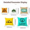 Cigarette Camp Cushion Cover Cushion Cover Set 4Pcs 50X50 45X45 40X40 Pillowcase Decorative Sofa Home Decor