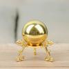 Handicraft Home Decor Photography Props Crystal Ball Base Metal Holder Display Stand Sphere Stone Support