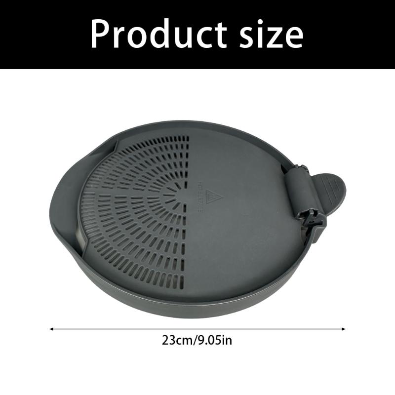 Pouring Strainer Efficient Food Filter with Heat Insulation Design Dishwasher Safe Plastic Texture for Various Models