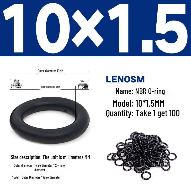 High-Pressure NBR Nitrile Rubber O-Ring Seal - Wear & Oil Resistant
