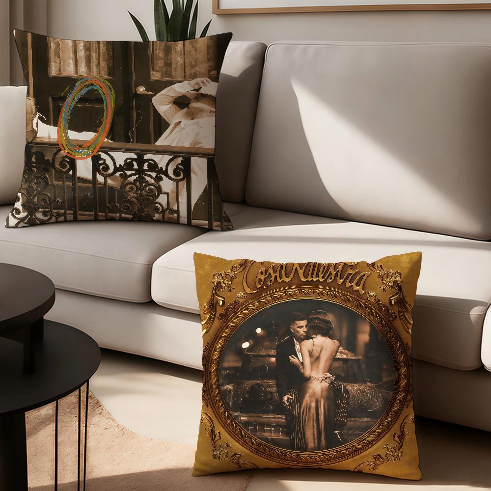 Singer Cool R-Rauw Alejandro Pillow Case Suitable For Bedrooms Living Rooms Cars Home Decoration