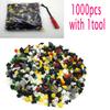 1000Pcs 30 kinds Universal Mixed Auto Fastener Car Bumper Clips Retainer Car Fastener Rivet Door Panel Liner for All Car