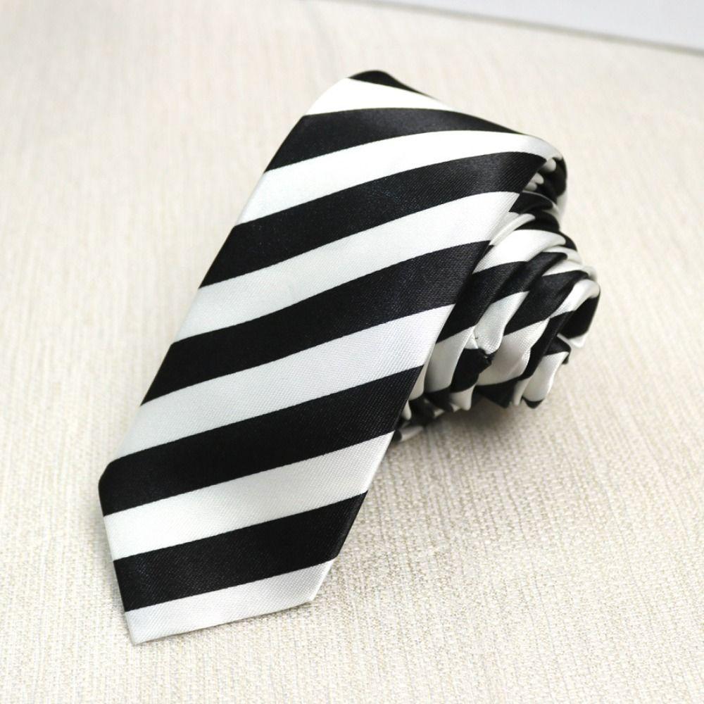 Trendige Gestreifte Krawatte 5 cm Breit Schmale Krawatte Retro Leopardenmuster Krawatte Tägliche Kleidung