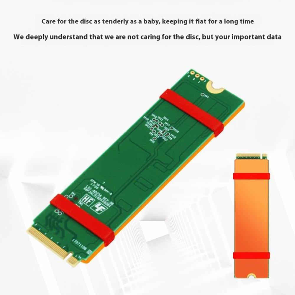 JEYI M.2 NVMe Copper Heat Sink with Thermal Pad and Rubber Straps for 2280 SSD Laptops Cooling Heatsink