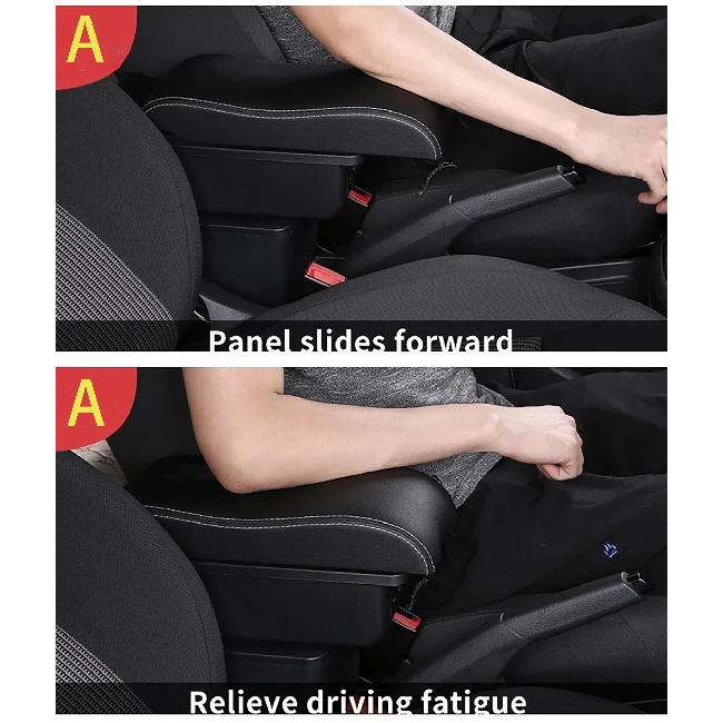For KIA Rio 3 armrest box KIA K2 X-line Rio 3 2011 2012 2013 2014 2015 2016 car armrest accessories interior Storage box
