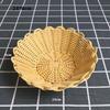 Multistyles Imitation Rattan Fruit Plate Retro Woven Multipurpose Storage Rattan Woven Tea Tray Creative House Candy Packaging