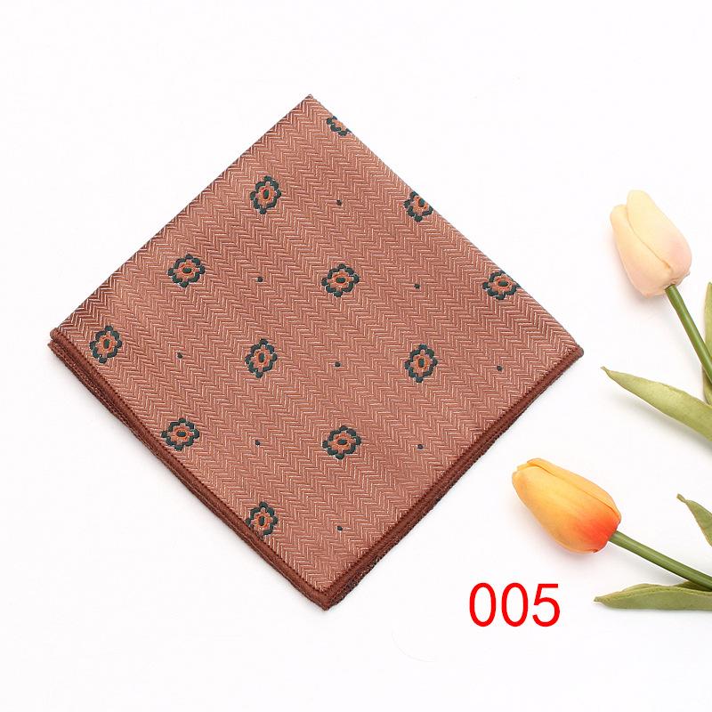 Men'S Business Suit Pocket Towel Pattern Wedding Chest Towel Handkerchief Banquet Small Square Towel Suit Accessories