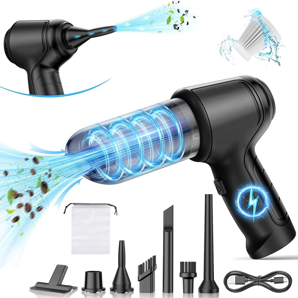 3 In 1 High Power Wireless Vacuum Cleaner Multifunction Cordless Handheld Auto Portable Vacuum Cleaner Home Car Cleaning Tools