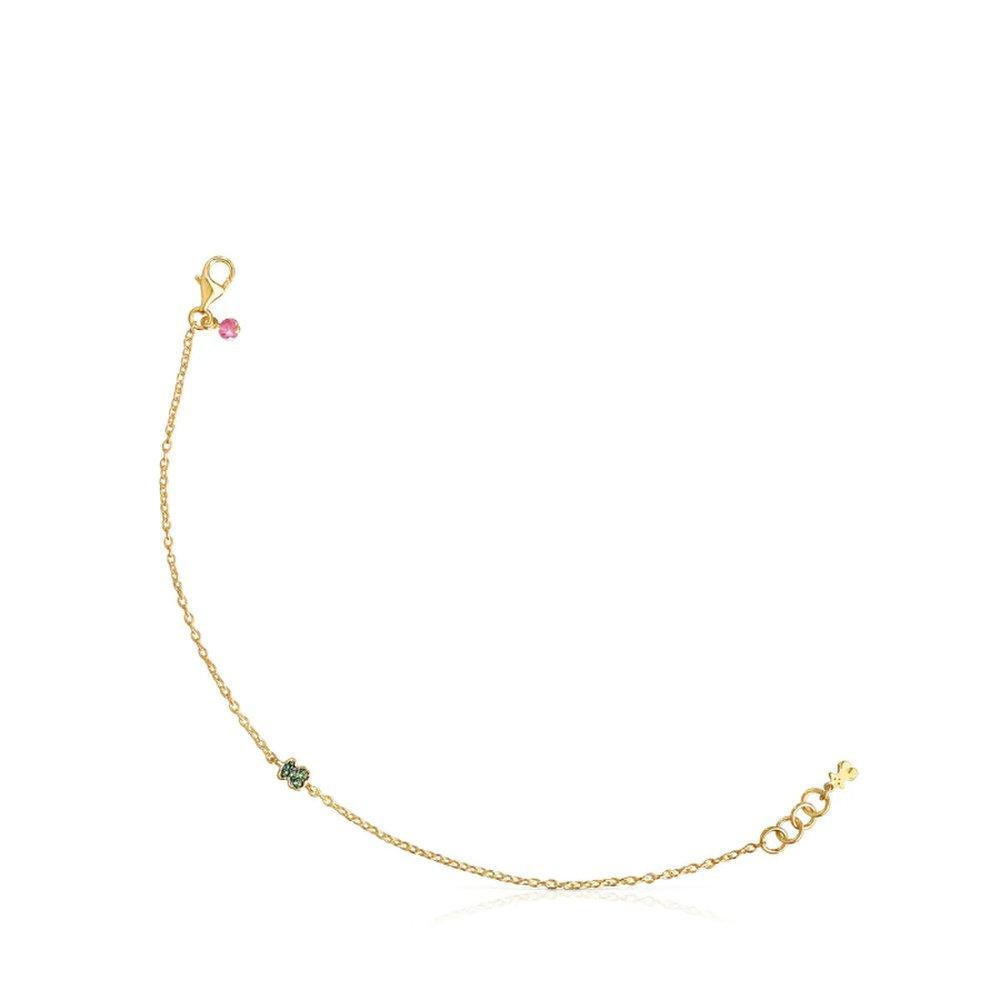 

Silver Vermeil New Motif Bracelet With Chrome Diopside Bear / 214931580 / Bracelet