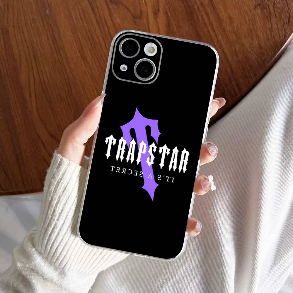 T-Trapstars Dla iPhone 17 16 15 14 13 12 11 Pro Max Plus Etui na Telefon Wysokiej Klasy Silikonowe