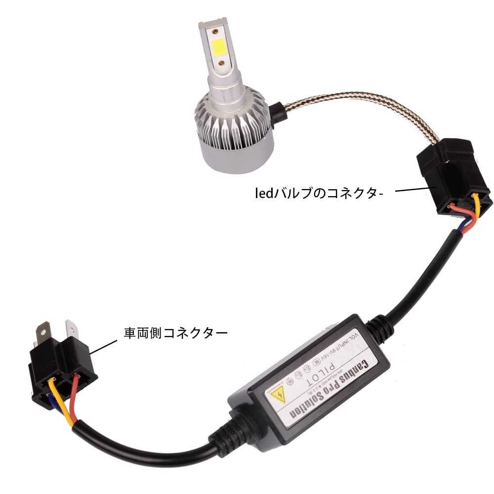 YUNPICAR H4/HID High Beam Indicator, Non-Illumination Prevention Adapter for Canceller, Relay Less Hi/Low, 2 Pcs/Set (H4/9003/HB2)