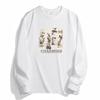 Men's Retro Solid Heavyweight Long Sleeve Cotton Tee