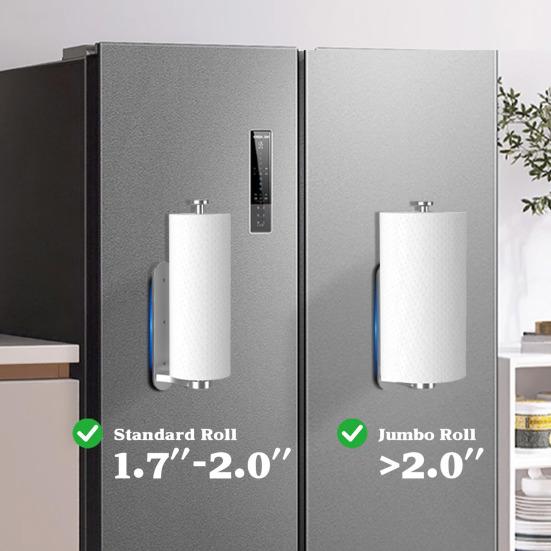 Wall-Mounted Paper Roll Holder Strong Load-bearing Tissue Rack Paper Towel Simple Installation Self-Adhesive Holder