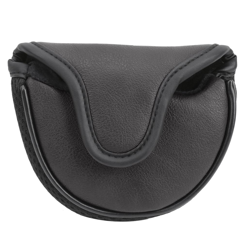 Ochraniacze na putter golfowy Headcover Półkole Skóra PU Ochraniacz Wodoodporny DodatekCzarny