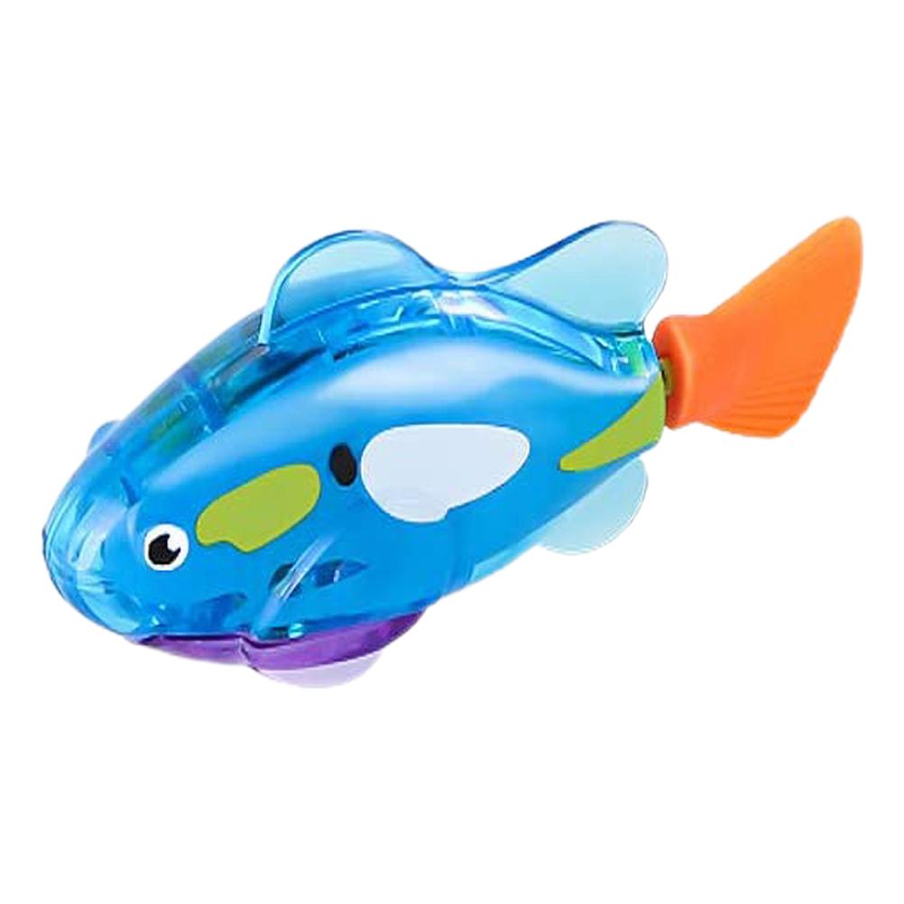 4Pcs Electric Swimming Fish Toys with LED Light Baby Bath Toys Robotic Fish Toys for Pet Kids