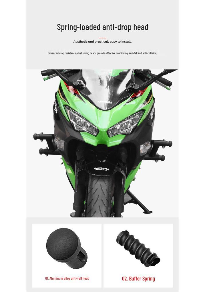 Kawasaki NINJA400/Z400 Racing Front Guard Anti-fall Bumper Bar Spring Head