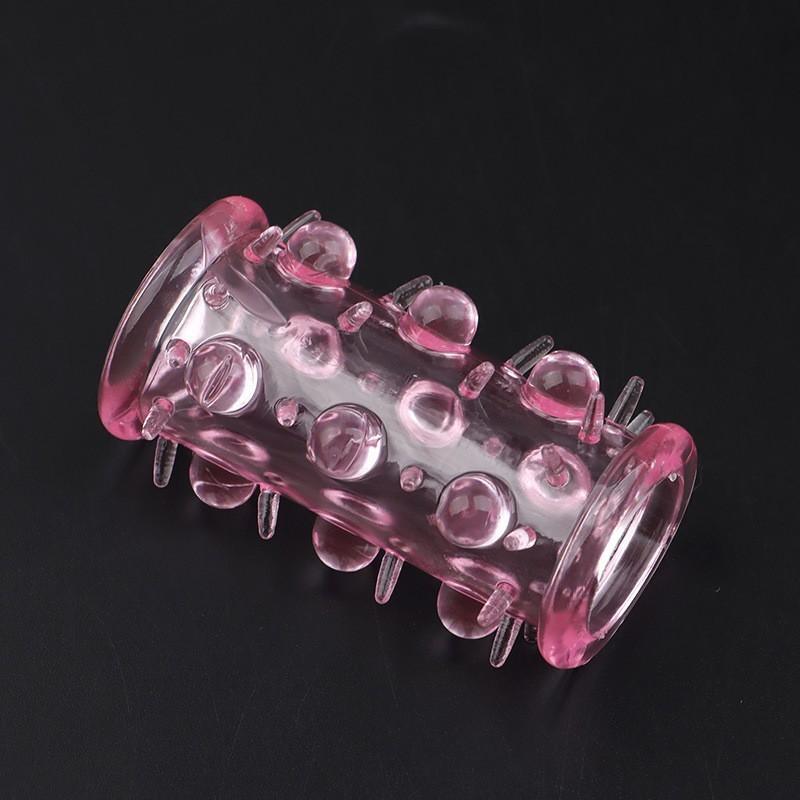 Silicone Cock Ring Fancy Condom Reusable Penis Rings Penis Sleeve Delay Ejaculation Sexual Pleasure Enhance with Pellets Sex Toy