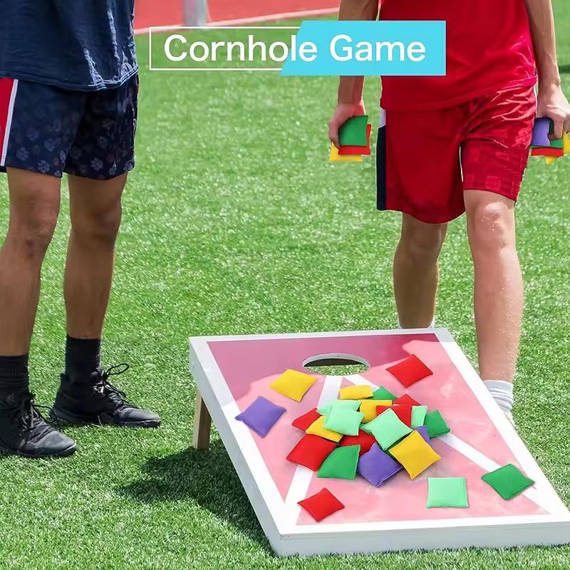 5Pcs Sandbag Game Toss Tossing Kids Outdoor Cornhole Beanbags Toy Gamesprops Beanbag Hole Hand Toys Sports Family Sand