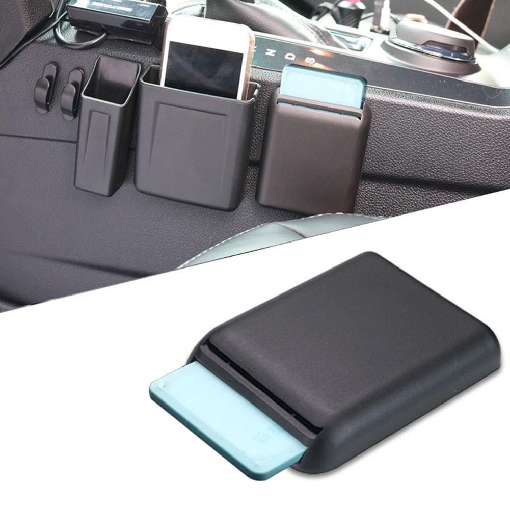 Auto Seat Crevice Card Ticket Storage Box Bracket Car Interior Accessories Universal Card Ticket Storage Box Holder