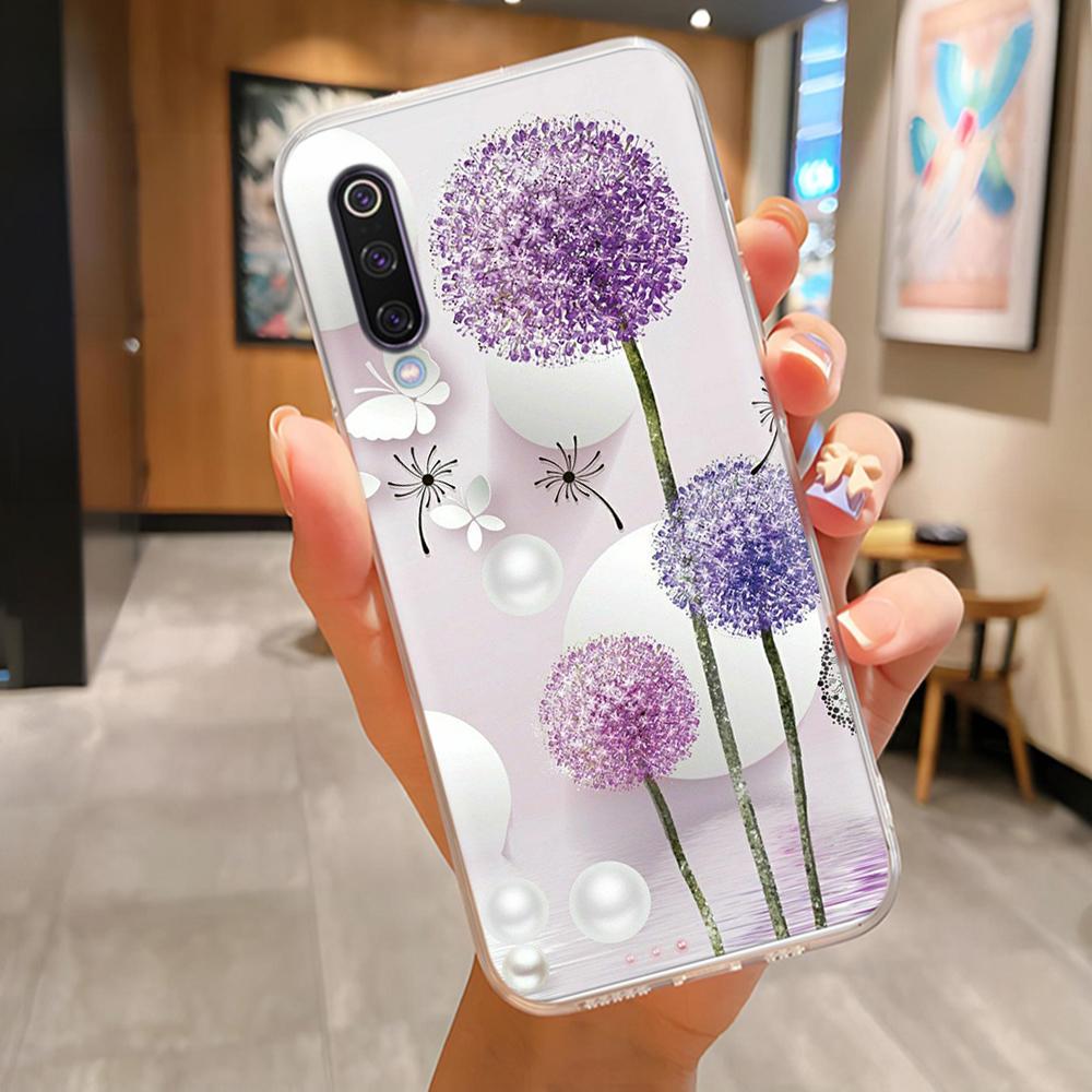 Phone Case For Xiaomi Mi 9 9SE Mi9 Pro Butterfly Silicone Protection Back Cover For Xiaomi Mi9 9 SE 9 Lite Pro Funda Cases Capa