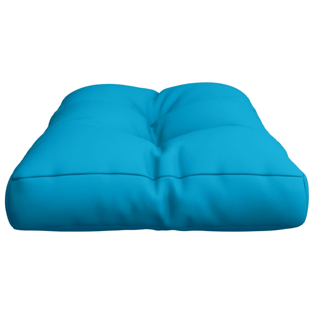 Pallet Cushion Light Blue 70 x 40 x 12 cm Fabric