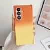 Gradient Skin Feel Hinged Phone Case For Samsung Galaxy Z Fold 7 fold7 Good Touch Feel Camera protect Cover
