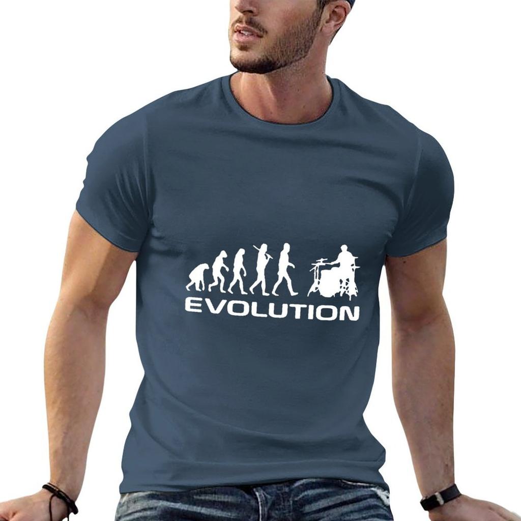 Evolution Of A Drummer Drummer Music Idea Gift Premium Apparel Funny Holiday Xmas TShirt T Shirt Man Designer TShirt