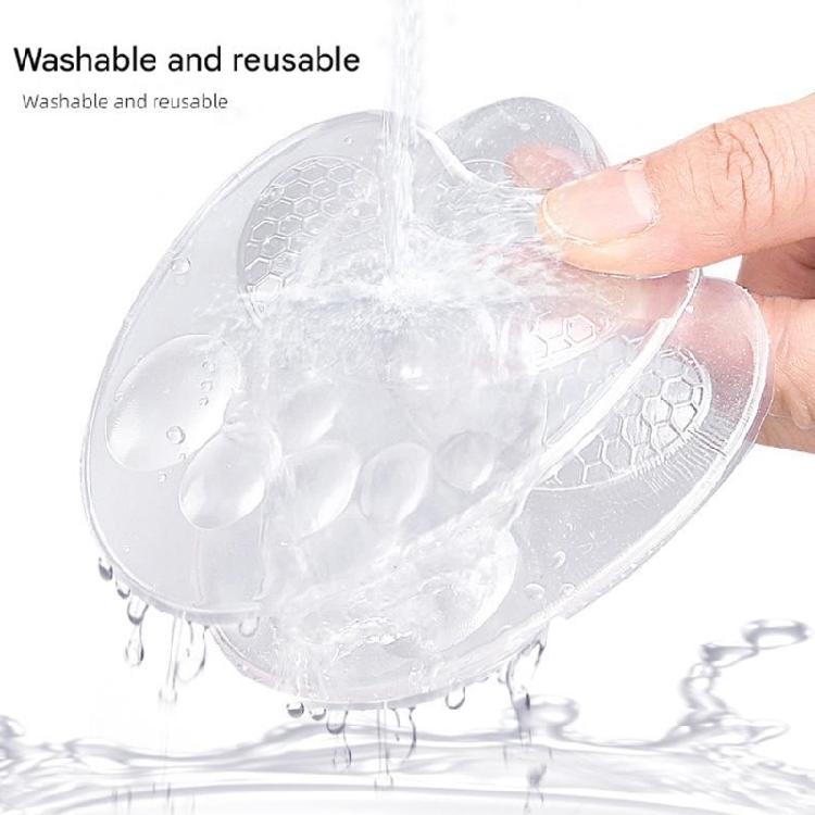 4Pairs High Heel Protectors Pads Soft Forefoot Cushion Anti Blister Adhesive Shoe Inserts For Women Dress Shoe