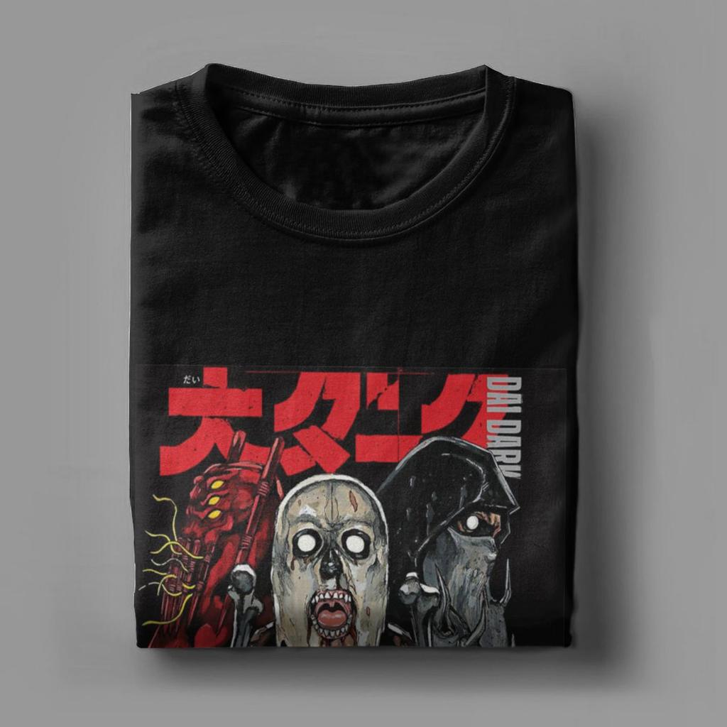 Men's Dai Dark Hateful Four Anime And Manga Kaiman Dorohedoro T Shirt Pure Cotton Clothes Short Sleeve Tees Plus Size T-Shirt